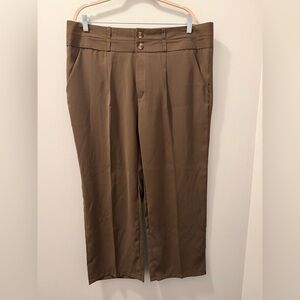 Women's Brown Wide Leg Pants